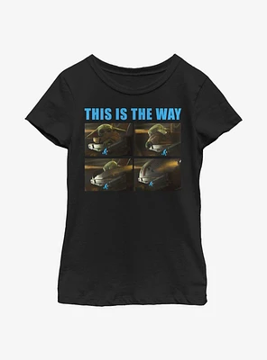 Star Wars The Mandalorian Child Closed Way Youth Girls T-Shirt