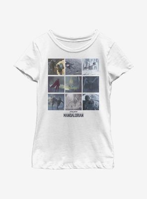 Star Wars The Mandalorian Mandomon Message Youth Girls T-Shirt