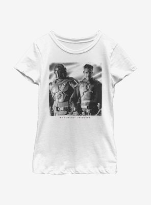 Star Wars The Mandalorian And Cobb Heroes Youth Girls T-Shirt