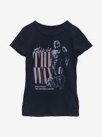 Star Wars The Mandalorian Mandomon Duel Youth Girls T-Shirt