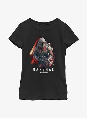 Star Wars The Mandalorian Marshal Action Youth Girls T-Shirt