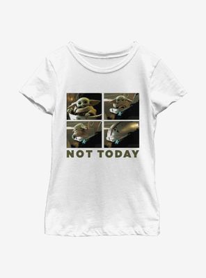 Star Wars The Mandalorian Child Not Today Youth Girls T-Shirt