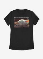 Star Wars The Mandalorian Child Can't Resist Womens T-Shirt