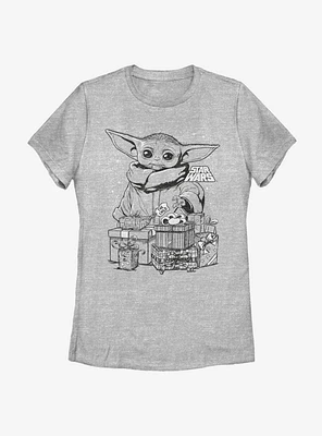 Star Wars The Mandalorian Child Galactic Gifts Womens T-Shirt