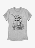 Star Wars The Mandalorian Child Galactic Gifts Womens T-Shirt