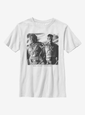Star Wars The Mandalorian And Cobb Heroes Youth T-Shirt