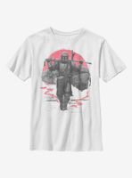 Star Wars The Mandalorian Mandomon Reality Youth T-Shirt