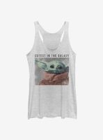 Star Wars The Mandalorian Child Cutest Galaxy Womens Tank Top