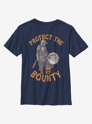 Star Wars The Mandalorian Child Protect Bounty Halloween Youth T-Shirt