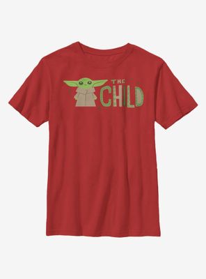 Star Wars The Mandalorian Child Green Stars Youth T-Shirt