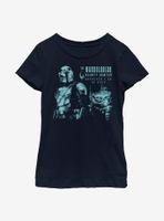 Star Wars The Mandalorian Child Wherever He Goes Youth Girls T-Shirt