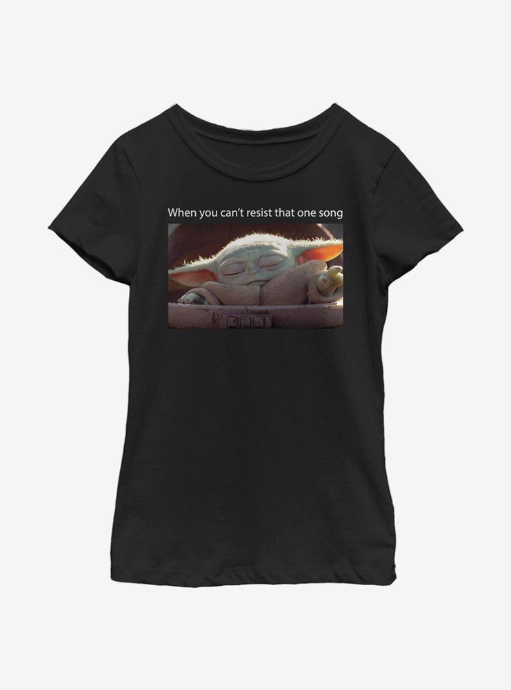 Star Wars The Mandalorian Child Can't Resist Youth Girls T-Shirt