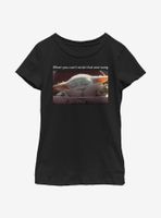 Star Wars The Mandalorian Child Can't Resist Youth Girls T-Shirt