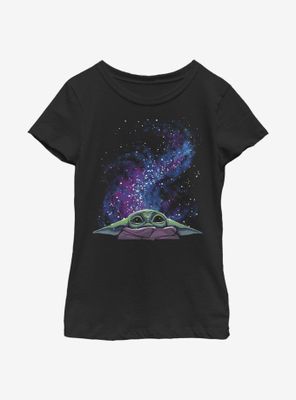 Star Wars The Mandalorian Child Galaxy Peak Youth Girls T-Shirt