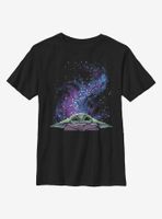 Star Wars The Mandalorian Child Galaxy Peak Youth T-Shirt