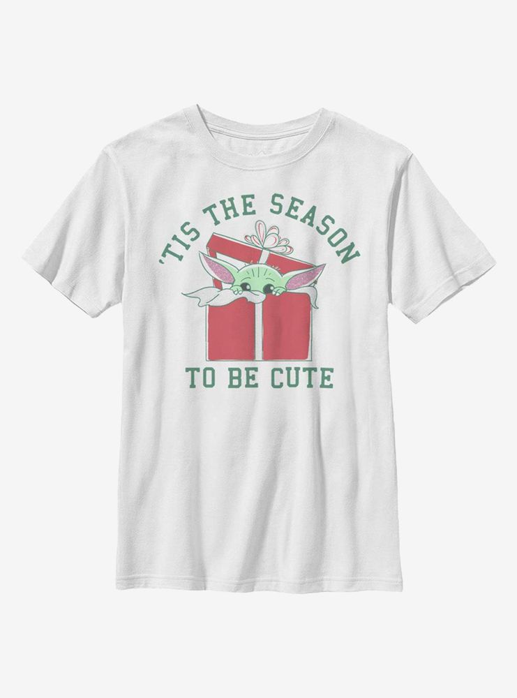 Star Wars The Mandalorian Child Tis Season Youth T-Shirt