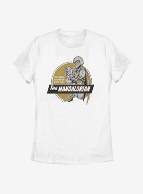 Star Wars The Mandalorian Looking For Child Womens T-Shirt