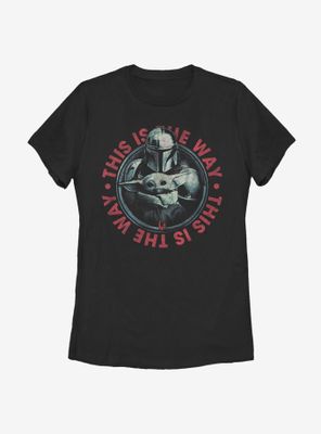 Star Wars The Mandalorian Child Duo Womens T-Shirt