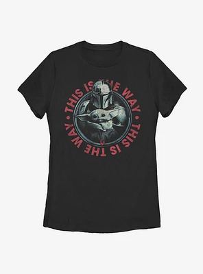 Star Wars The Mandalorian Child Duo Womens T-Shirt