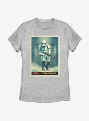 Star Wars The Mandalorian Storm Trooper Running Poster Womens T-Shirt