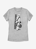 Star Wars The Mandalorian Storm Trooper Splatter Womens T-Shirt