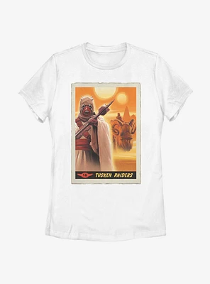 Star Wars The Mandalorian Tusken Raiders Poster Womens T-Shirt