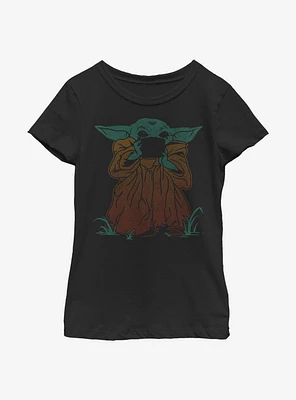Star Wars The Mandalorian Child Nevermind Me Youth Girls T-Shirt