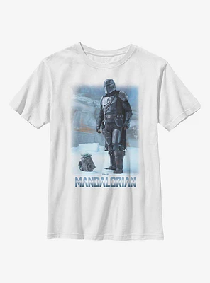 Star Wars The Mandalorian Mandomon Child Stance Youth T-Shirt