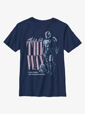Star Wars The Mandalorian Mandomon Duel Youth T-Shirt