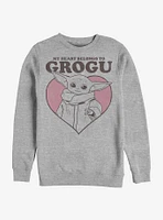 Star Wars The Mandalorian Child My Heart Sweatshirt