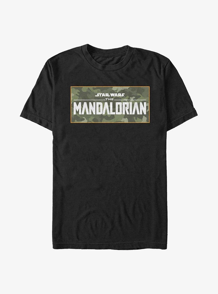 Star Wars The Mandalorian Camo Logo T-Shirt