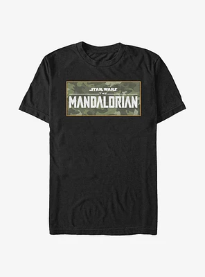 Star Wars The Mandalorian Camo Logo T-Shirt