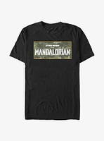 Star Wars The Mandalorian Camo Logo T-Shirt