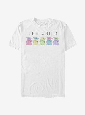 Star Wars The Mandalorian Child Colors T-Shirt