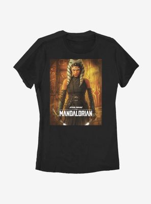 Star Wars The Mandalorian Ahsoka Poster Womens T-Shirt
