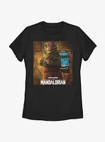 Star Wars The Mandalorian Frog Lady Poster Womens T-Shirt