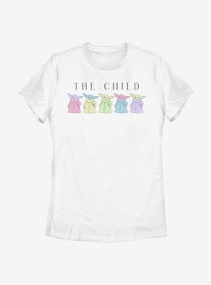 Star Wars The Mandalorian Child Colors Womens T-Shirt