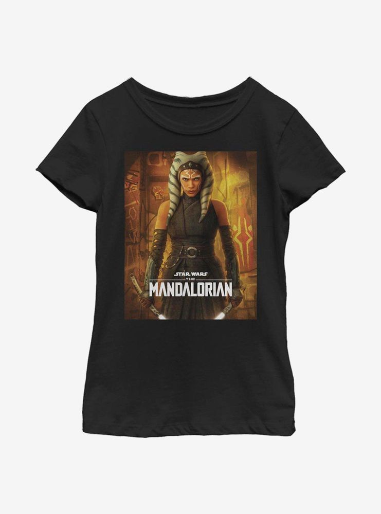 Star Wars The Mandalorian Ahsoka Poster Youth Girls T-Shirt