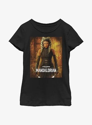 Star Wars The Mandalorian Ahsoka Poster Youth Girls T-Shirt