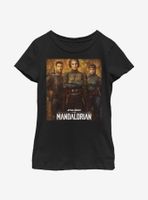 Star Wars The Mandalorian Bo-Katan Team Poster Youth Girls T-Shirt