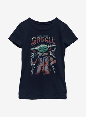 Star Wars The Mandalorian Child Magic Hands Youth Girls T-Shirt