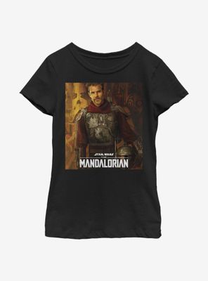Star Wars The Mandalorian Cobb Vanth Poster Youth Girls T-Shirt