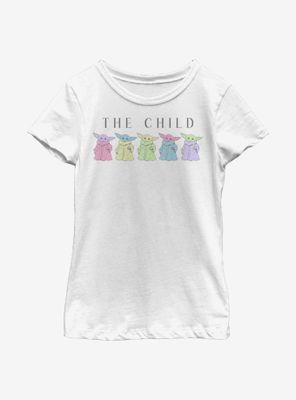 Star Wars The Mandalorian Child Colors Youth Girls T-Shirt