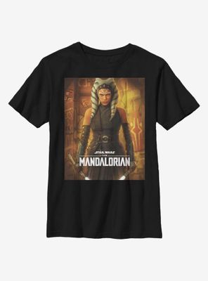 Star Wars The Mandalorian Ahsoka Poster Youth T-Shirt