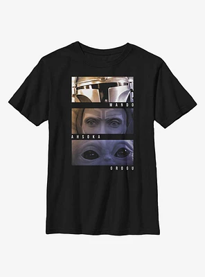 Star Wars The Mandalorian Child Ahsoka Eyes Youth T-Shirt