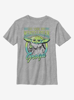 Star Wars The Mandalorian Child Collegiate Poster Youth T-Shirt