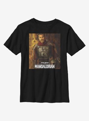 Star Wars The Mandalorian Cobb Vanth Poster Youth T-Shirt