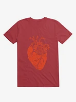 Anatomicat Heart Red T-Shirt