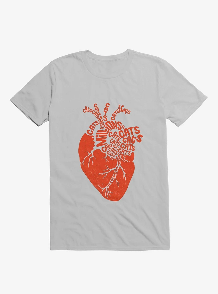 Anatomicat Heart Ice Grey T-Shirt