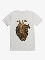 I'll Find You Heart World Map White T-Shirt